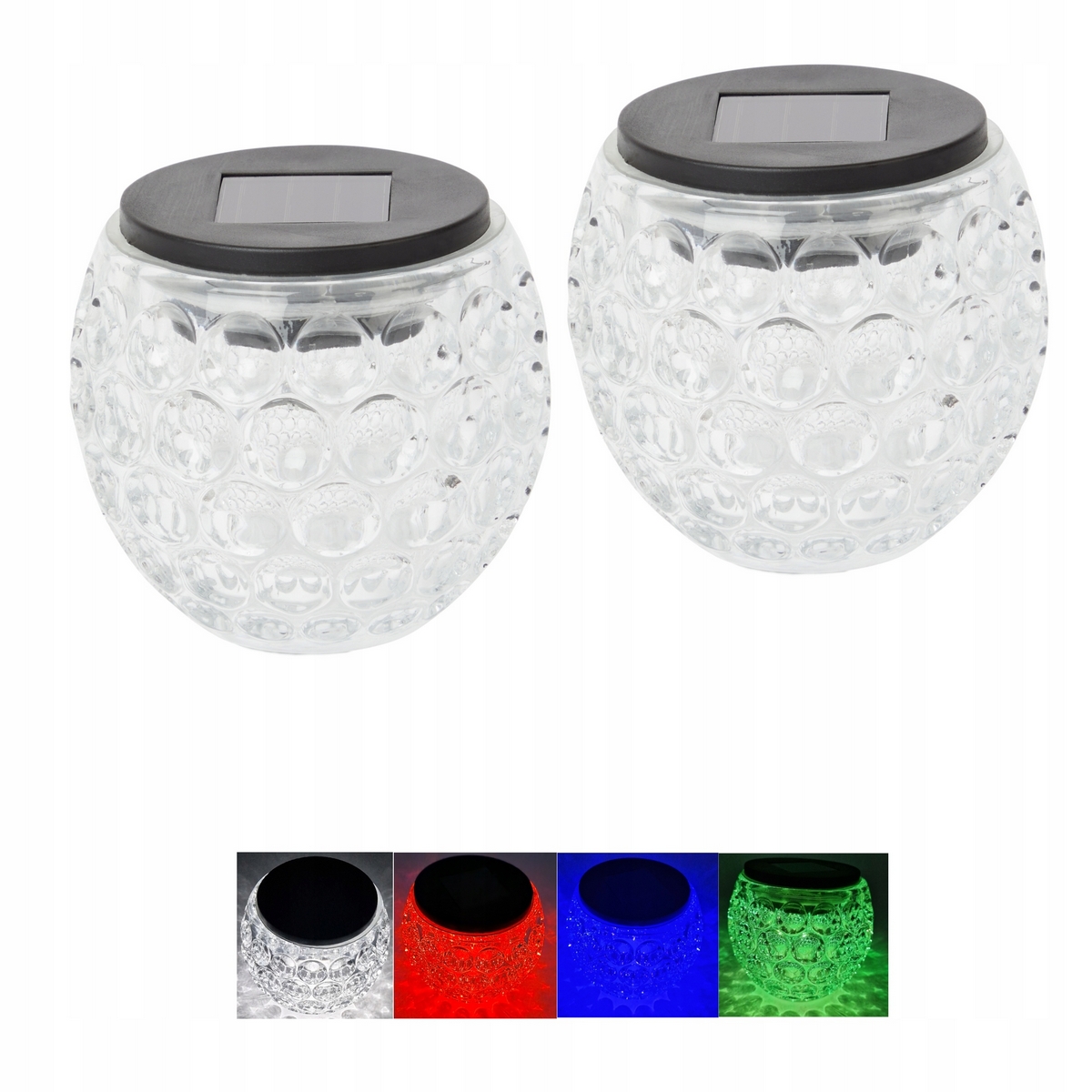 Solárne závesné svietidlo Solar white 10 cm 1 ks.